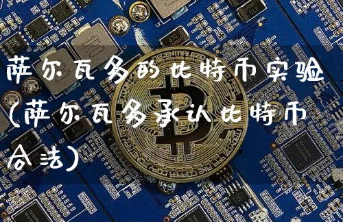 萨尔瓦多比特币实验现状