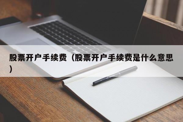 股票开户手续费万3是什么意思