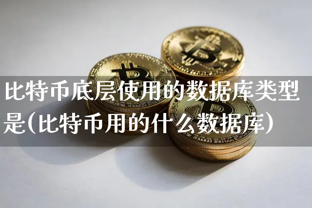 比特币运行的底层技术是什么