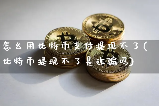 怎么用比特币支付提现不了呢