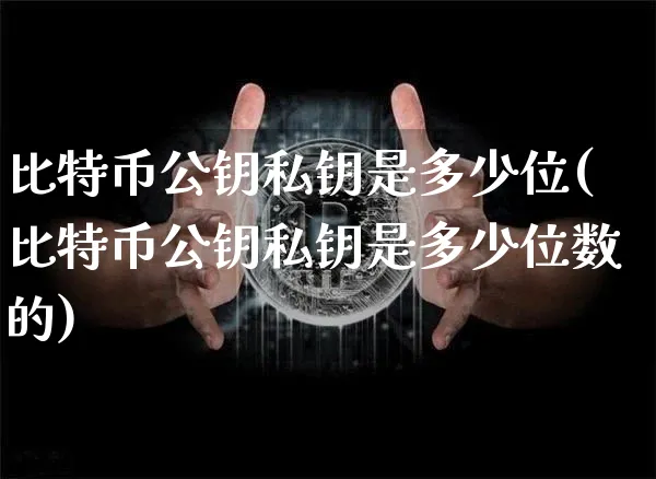 比特币公钥和私钥的作用是什么