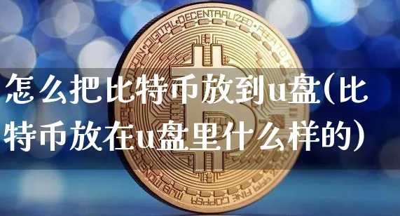 怎么把比特币放到u盘里