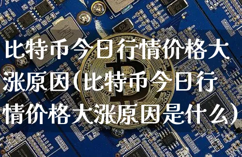 比特币今日行情价格大涨原因是什么