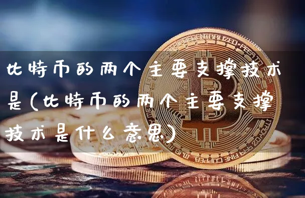 支撑比特币价值的因素是什么