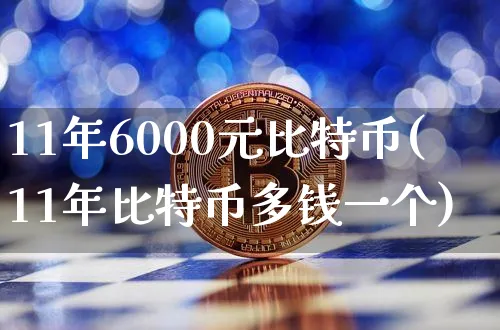 2011年6000元买比特币